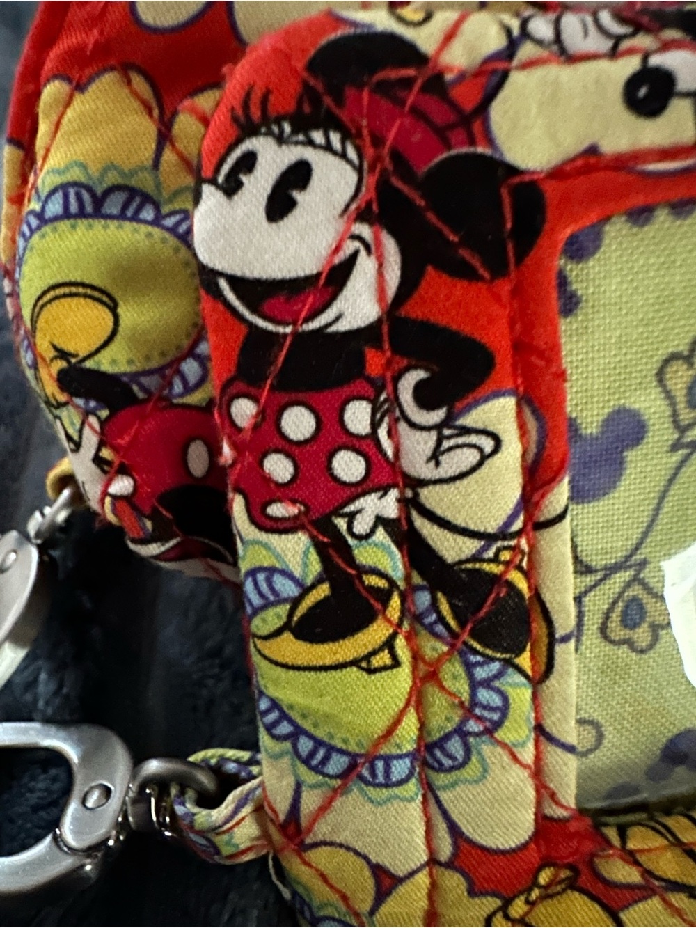 Vera Bradley Red and Yellow Minnie Mouse Floral Wristlet Set - Picture 5 of 5